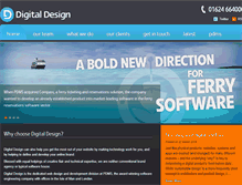 Tablet Screenshot of digitaldesign.co.uk